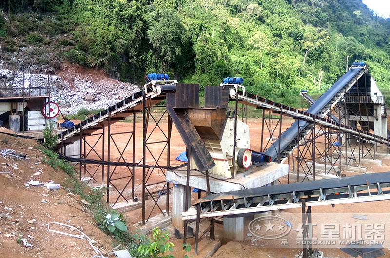 石料破碎生產現場 石料破碎生產現場